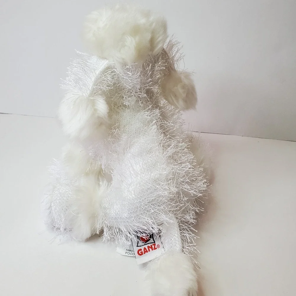 GANZ Webkinz 'Poodle' HM014 White Dog‎ *No Code* Plush 8
